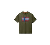 Napapijri T-shirt S-Flag Tiki Vert Taille 2XL