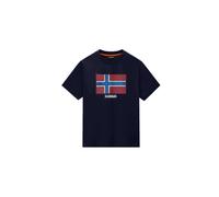 T-shirt Napapijri S-Flag Tiki Bleu S