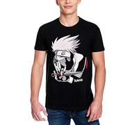 T-shirt Naruto - Kakashi, Noir,