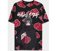 T-Shirt Naruto Shippuden - Itachi Nuages (imprimé Allover) L
