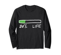 T-shirt NAS DAILY 24% LIFE Manche Longue