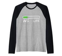 T-shirt NAS DAILY 24% LIFE Manche Raglan