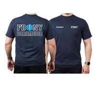 T-shirt Navy New York City Fire Dept Paramètres Star of Life - Bleu - Large