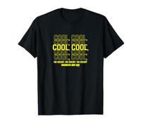 T-shirt NBC Brooklyn Nine-Nine Cool Noir Unisex Adulte T-shirt Classique Manche Courte Petit
