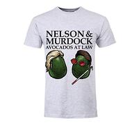 T-Shirt Nelson & Murdock Avocados At Law Homme Gris