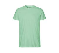 T-shirt neutre, 100 % coton biologique, commerce équitable, certifié Oeko-Tex et écolabel, menthe, M
