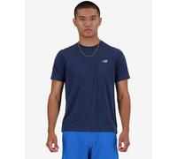 T-shirt New Balance Athletics manche courte bleu marine - M
