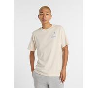 T-shirt New Balance Cold Tub manches courtes beige bleu - L