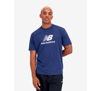 T-shirt coton col rond New Balance bleu - Manches courtes - Coupe droite - Adulte S