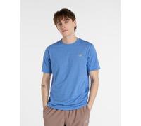 T-shirt New Balance Heathertech manches courtes bleu électrique - S
