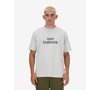 T-shirt New Balance Linear Logo Relaxed manche courte gris lumineux - S