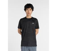 New Balance Mt53217 Short Sleeve T-shirt Noir S Homme