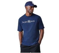 New Era Mlb Grphc Oversize New York Yankees Short Sleeve T-shirt Bleu L Homme