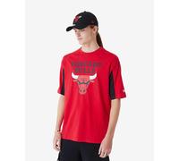 New Era Nba Mesh Panel Chicago Bulls Short Sleeve T-shirt Rouge S Homme