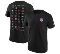 T-shirt NFL All Team Logo Graphic Shield Football Shirt noir