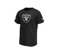 T-shirt NFL Las Vegas Raiders Fanatics Mid Essentials Crest Noir pour homme -Nike- Taille :M S