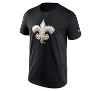 T-shirt NFL New Orleans Saints Chrome Graphic Logo noir Tee Shirt