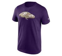 T-shirt NFL T-shirt Baltimore Ravens logo graphique chromé violet foncé