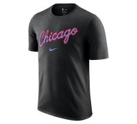 T-shirt Nike NBA Chicago Bulls Essential City Edition pour homme Noir XL