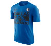 T-shirt Nike NBA Dallas Mavericks Courtside pour homme Game Royal S