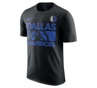 T-shirt Nike NBA Dallas Mavericks Courtside pour homme Noir M