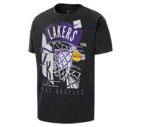 T-shirt Nike NBA Vintage Los Angeles Lakers Courtside pour homme Noir L