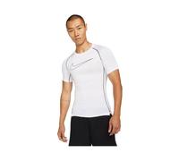 Nike T-shirt Pro Dri Fit Coupe ajustée Manches courtes Blanc Homme XL