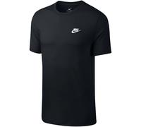 Nike T-shirt Homme NSW Club Tee Noir/Blanc Taille XL