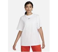 Nike Women's Shirt W NSW Tee Essntl Lbr, White/Black, FD4149-100, L