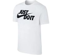 Nike T-shirt Sportswear 'Swoosh' noir / blanc cassé Taille M