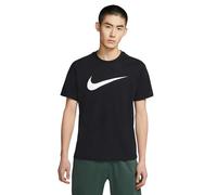 Nike M NSW Tee Icon Swoosh T-Shirt, Black/(White), XL-T Mens