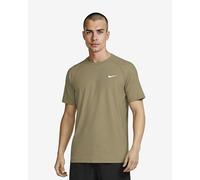 T-shirt Nike Swim Hydroguard Solid Essentials à manches courtes vert canne - L
