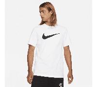 T-shirt Nike Swoosh pour Homme Blanc/Noir M