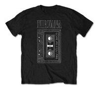 T-shirt nirvana as you are tape unisexe noir taille xl Noir G