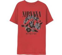Nirvana T-shirt homme Heart Shape Box manches courtes 100% coton coupe standard Blanc M