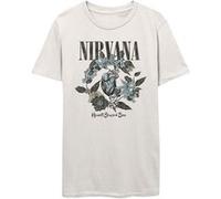 Nirvana T-shirt Heart Shape Box Homme manches courtes 100% coton blanc coupe standard XL