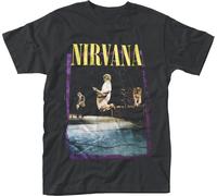 T-shirt Nirvana Stage Jump Uni Noir M