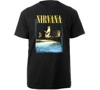 T-shirt Nirvana Unisex - Hey Rusty - Stage Jump - Noir - Adulte - Mixte XL