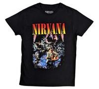 T-shirt nirvana unplugged photo unisexe noir taille xxl Noir G