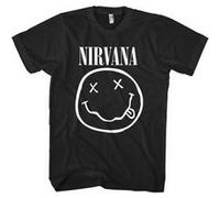 T-shirt Rock à Gogo Nirvana - White Smiley XL