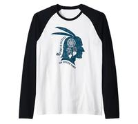 T-shirt « No One Is Illegal On Stolen Land Immigration » Manche Raglan