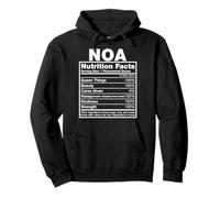 T-Shirt Noa Nutrition Facts Chemise d'anniversaire Noa Name Sweat à Capuche