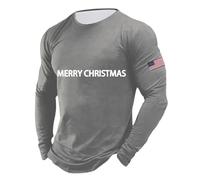 T Shirt Noel Homme Humour T-Shirt Homme Manches Courtes Col du Cou Doux DéContracté Confortable Quotidien Polyvalent Respirant LéGer Moderne Intemporel Qualité SupéRieure ÉLéGant