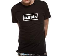 T-shirt noir avec logo Oasis - Noir - X-Large