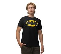 T-Shirt noir Batman logo Classic Vintage (Taille L)