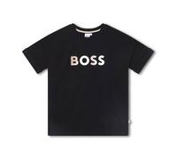 T-SHIRT NOIR BOSS ENFANT MANCHES COURTES 6A