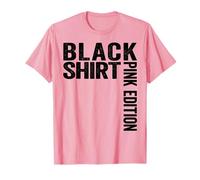 T-Shirt Noir édition Rose Black Shirt Pink Edition T-Shirt