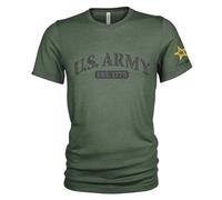 T-shirt noir en coton pour homme avec inscription « American Eagle Respect » de l'armée américaine, vert, XL