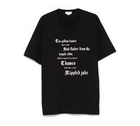T-Shirt Noir Et Ivoire Pour Homme Alexander Mcqueen