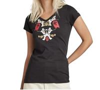 T-shirt Noir Femme G-Star Raw Look Book XS